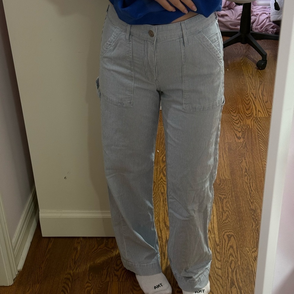 American Eagle Pinstriped Jeans